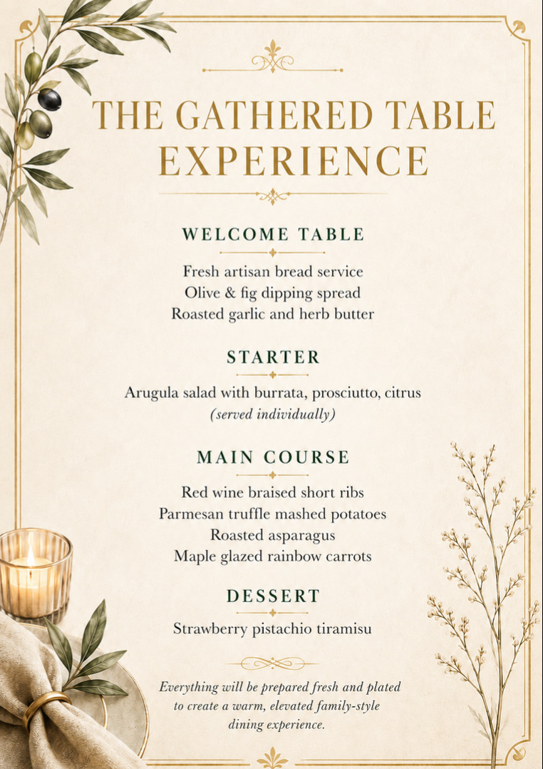 The Gathered Table experience