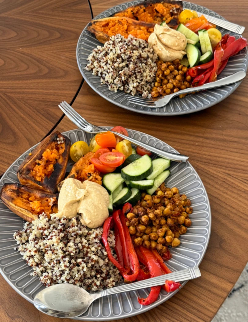 The special raw vegan  diet menu