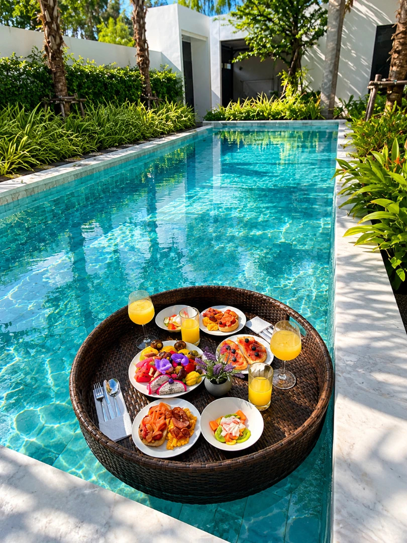 Breakfast or brunch in the villa