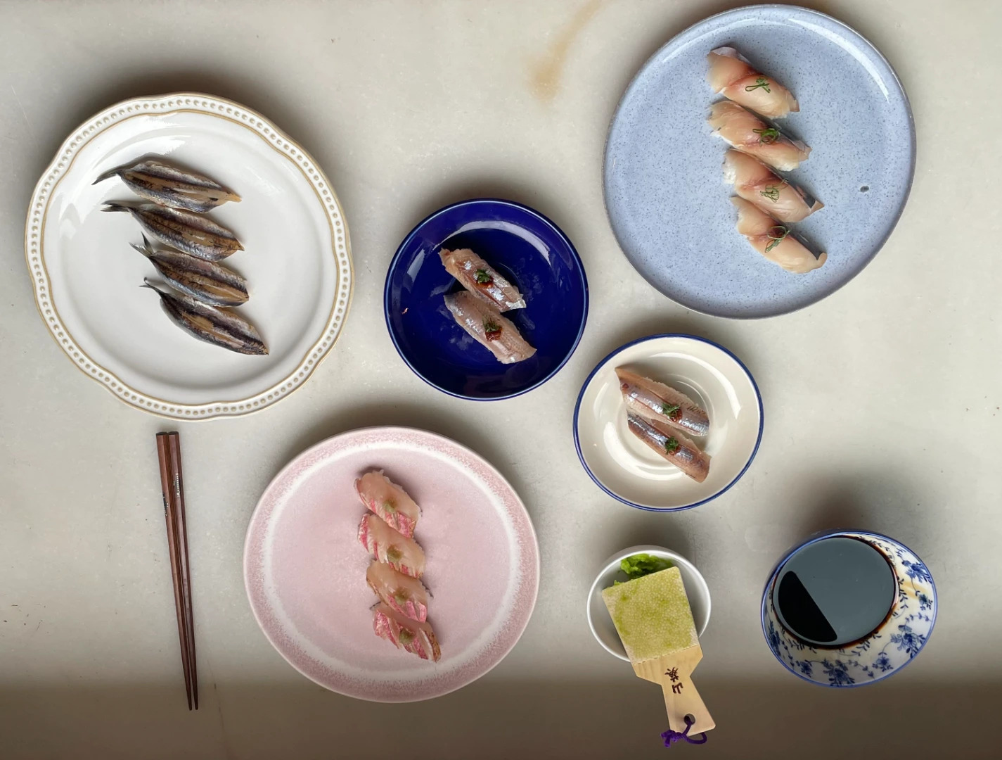 Sushi omakase del cantábrico