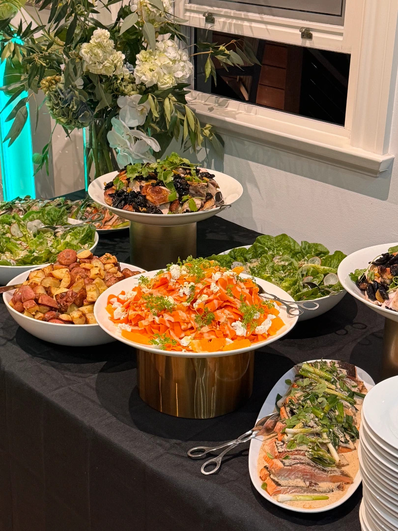 Asian fusion feast menu