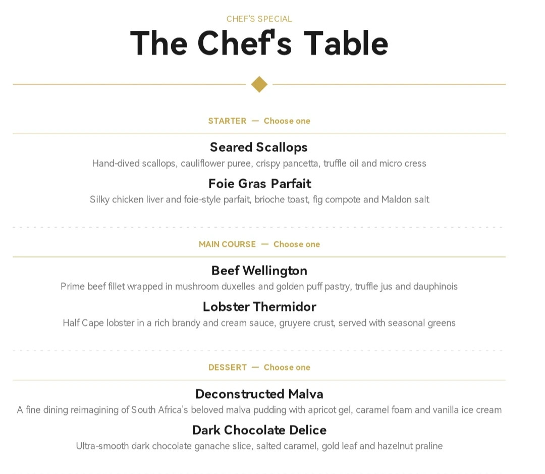 Chef's Table