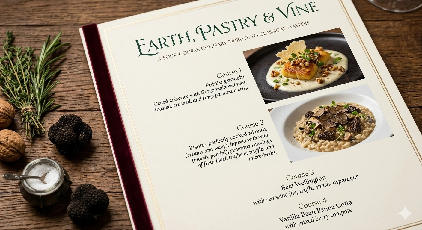 Earth, Pastry & Vine