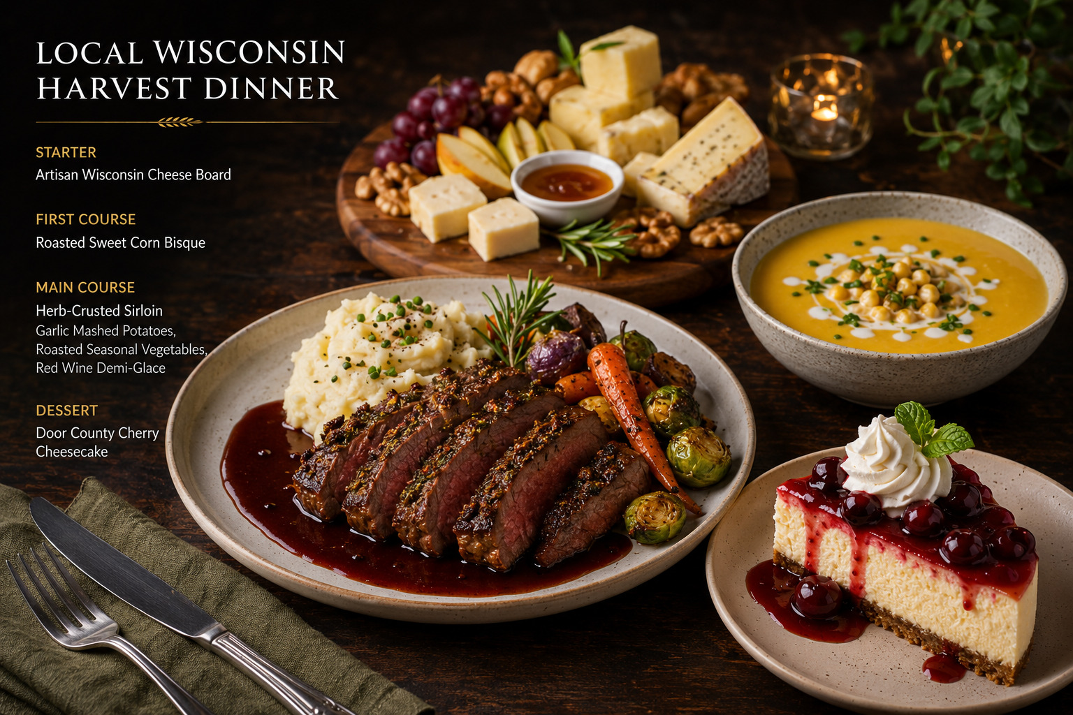 Local Wisconsin Harvest Dinner