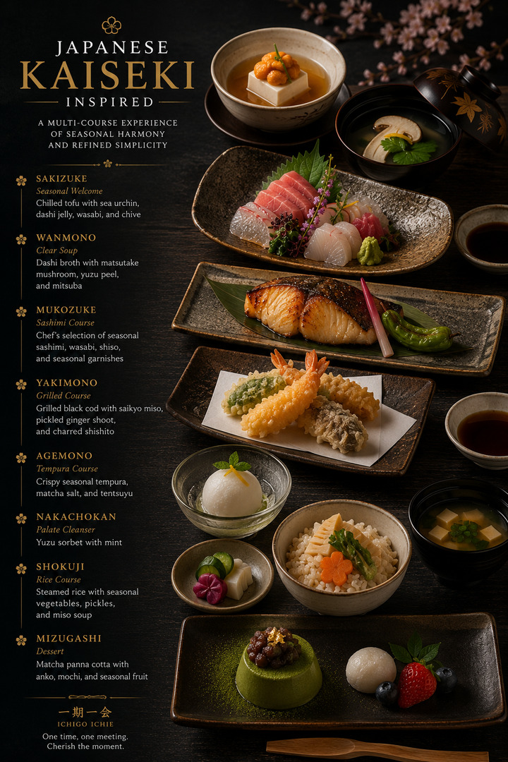 Japanese Kaiseki Inspired