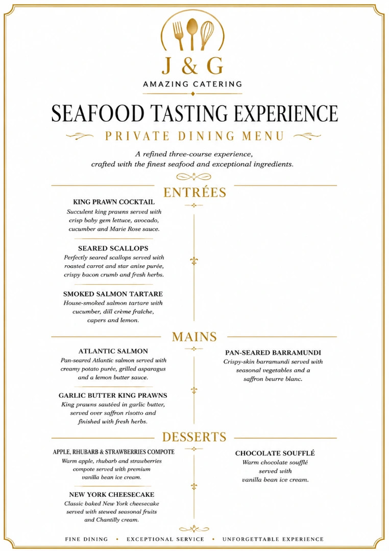 Seafood Tasting Experience