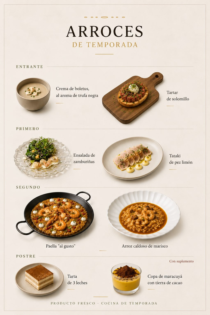 Arroces de Temporada.