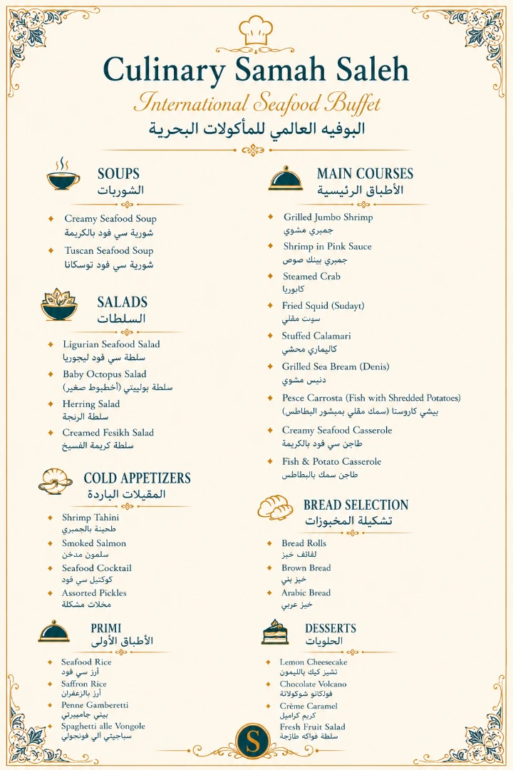 International seafood Buffet