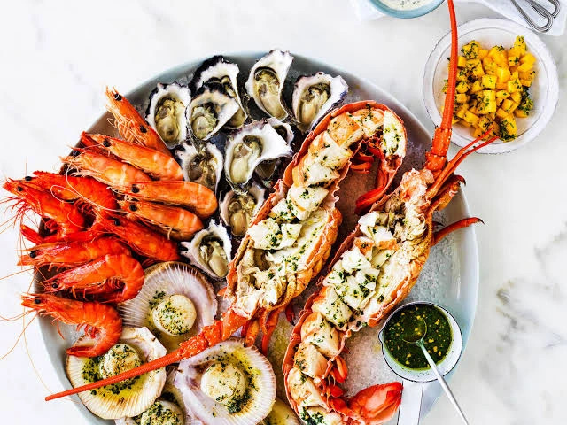 Seafood menu