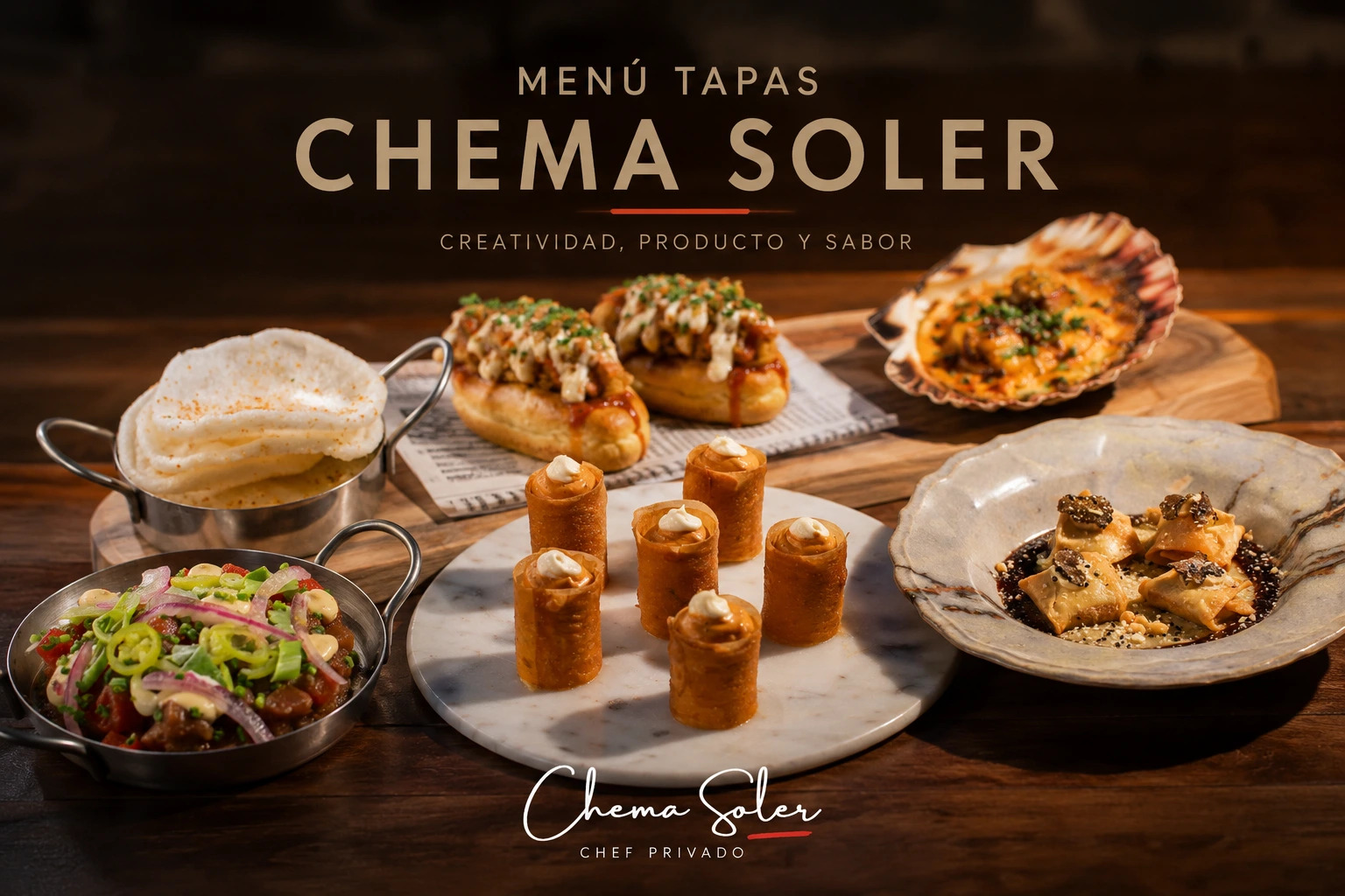 Tapas fusión de Chema Soler
