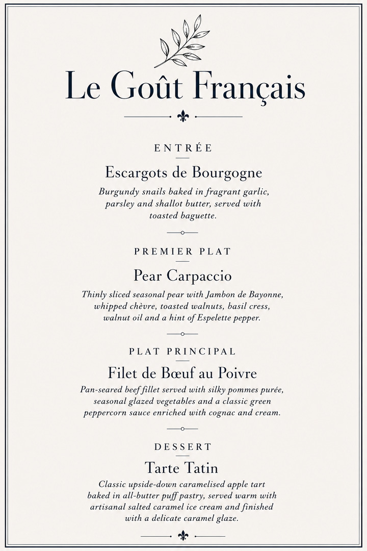 Le Goût Français