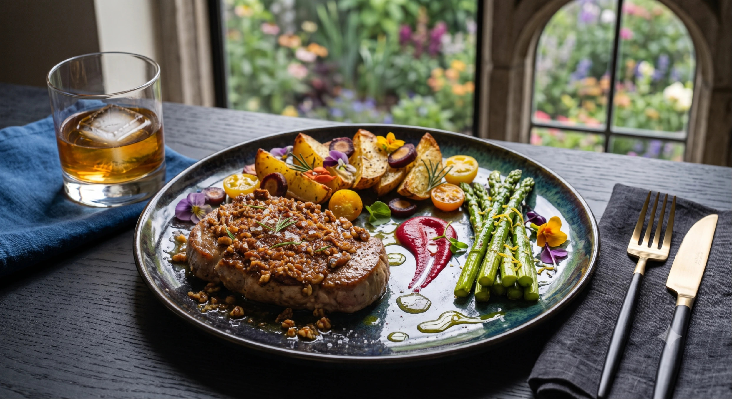 pecan crusted ribeye dinner.png