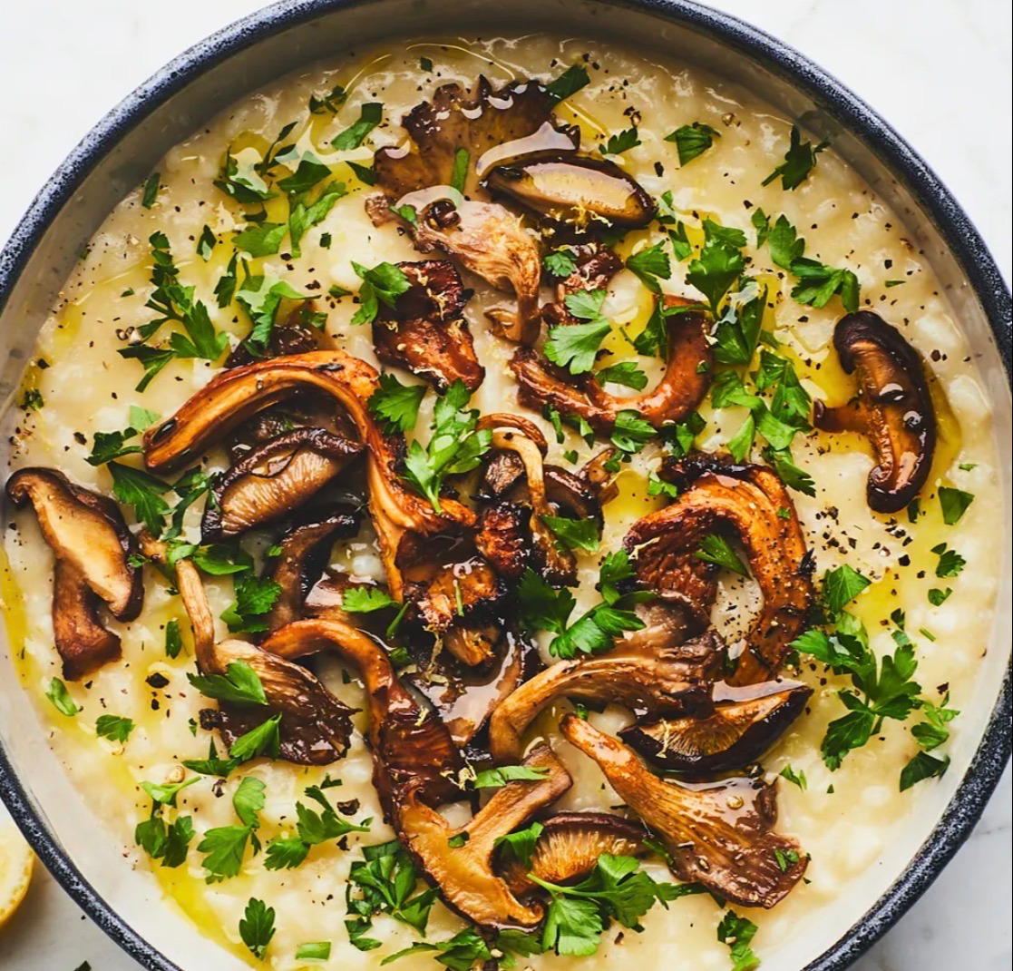 Forrest mushroom risotto