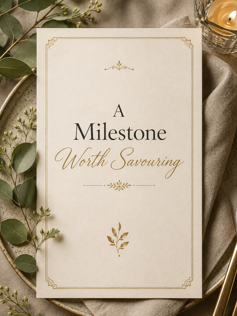 A Milestone Worth Savouring