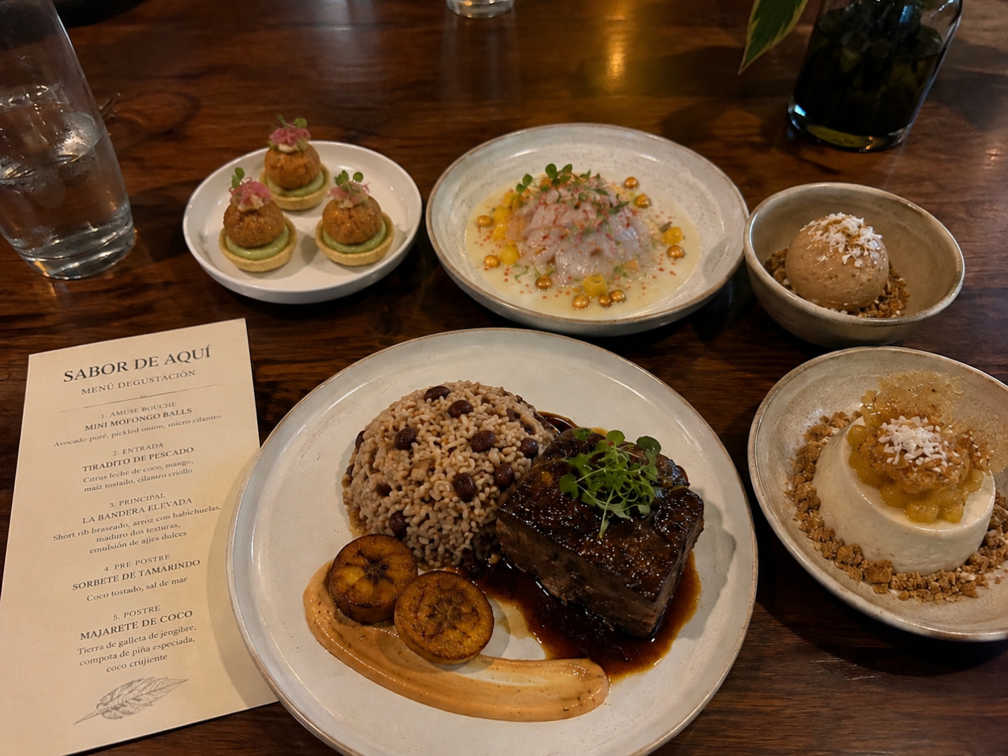 SABOR DE AQUÍ — A Five-Course Dominican Tasting Menu