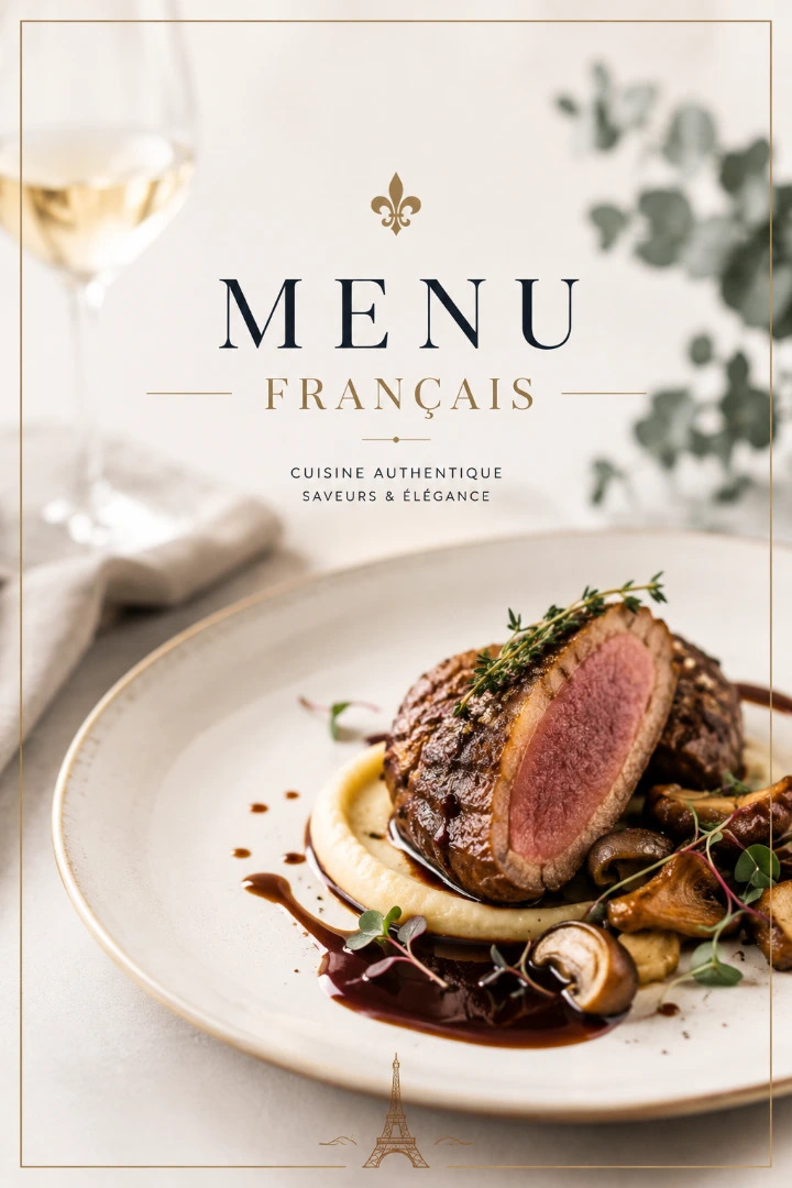 French menu