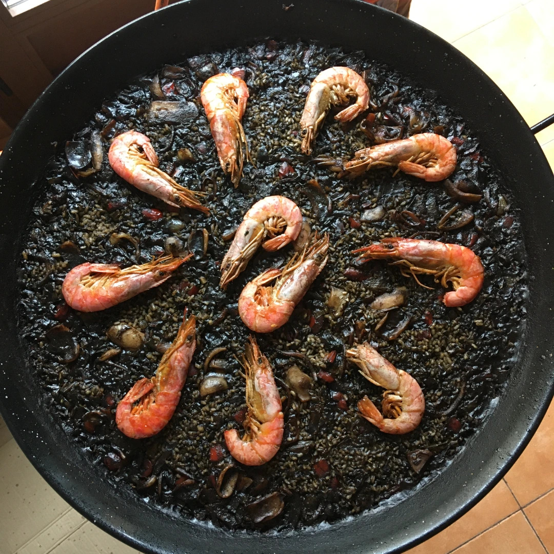 Menú 'arròs negre'