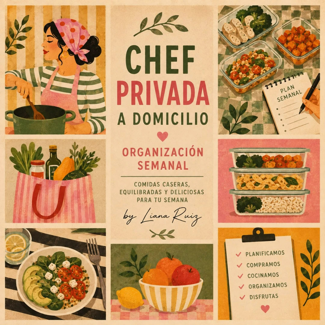 CHEF PRIVADA A DOMICILIO - TU SEMANA A TU MANERA