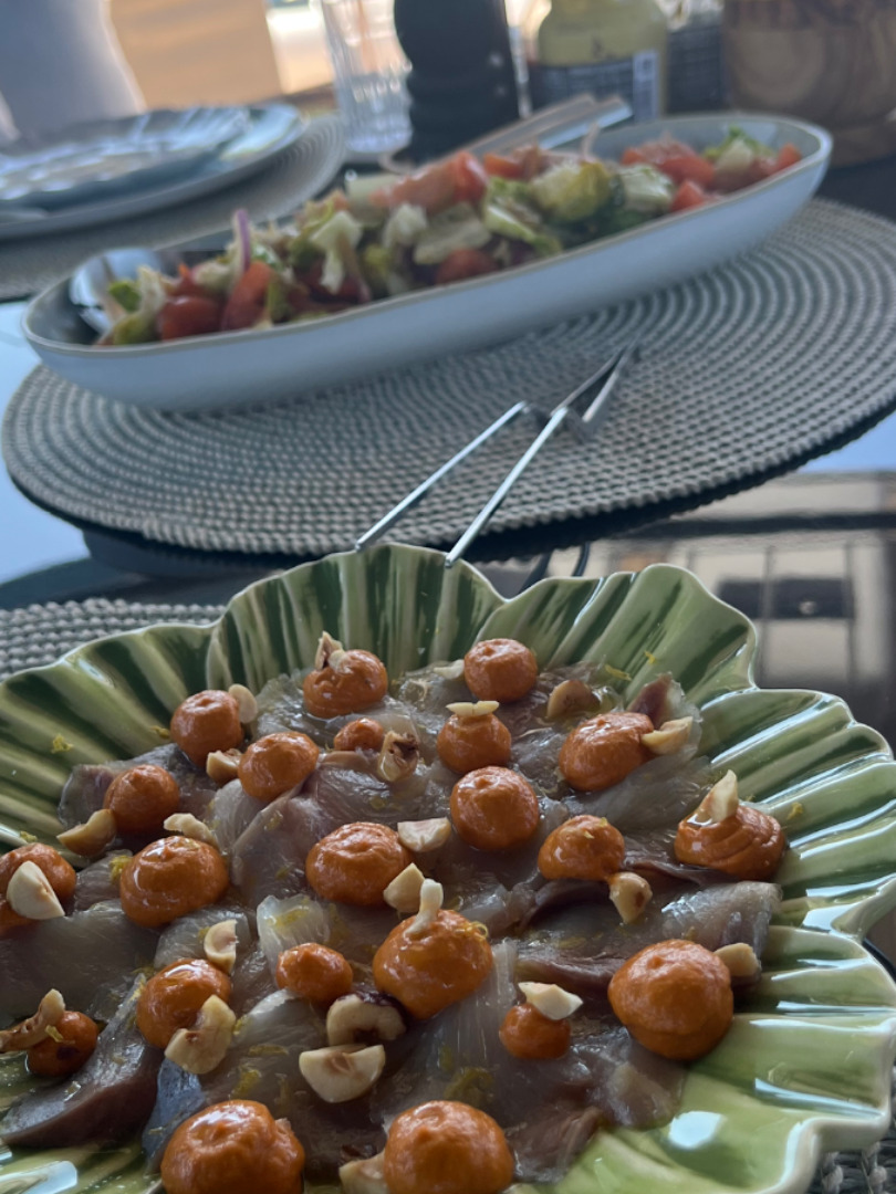 Pollo payés y verduras