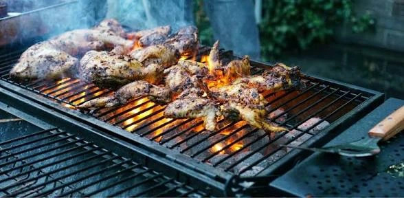 GOURMET LIVE BBQ STATION  A Bespoke Live-Fire Dining Experience by Chef James