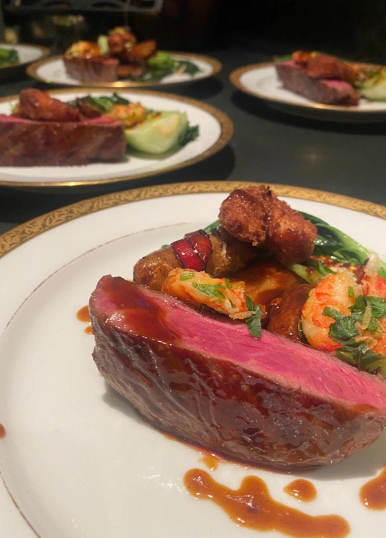 Euro-asian fusion menu