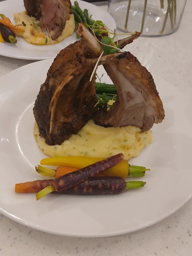 Mustard and Herb Crusted Rack of Lamb