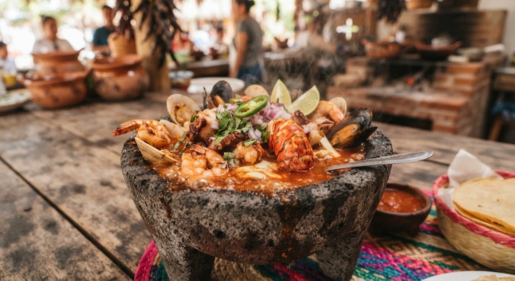 molcajetes de mariscos
