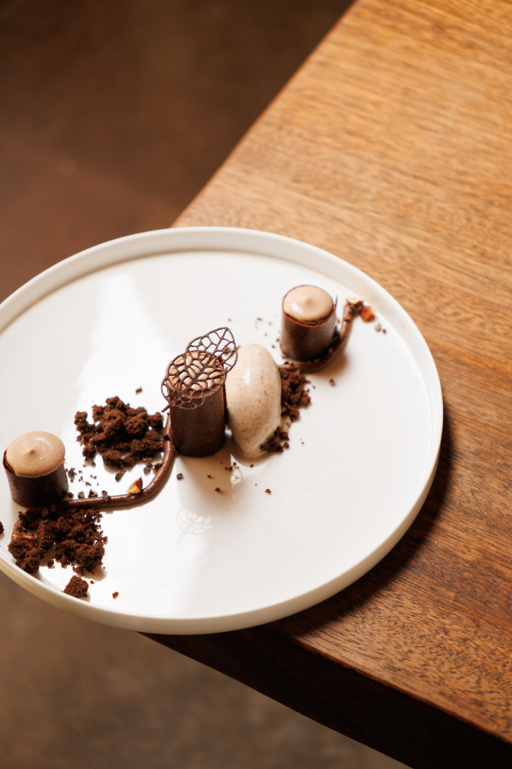 5 Course Menu : 1 starter - 2 mains - 1 pré-dessert - 1 dessert