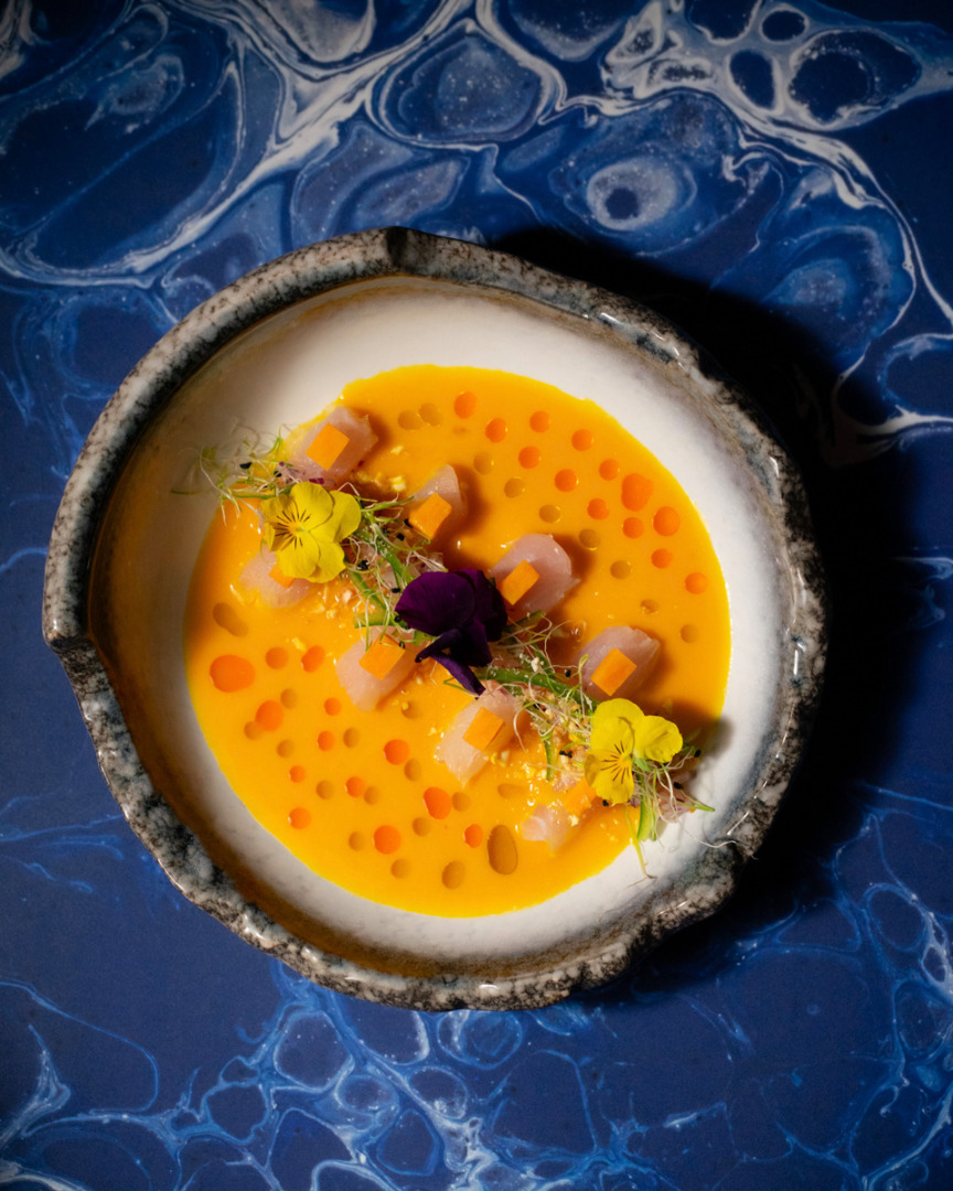 Menú especial del chef comida peruana