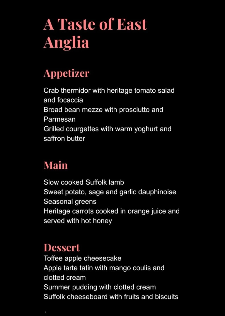 A Taste of East Anglia