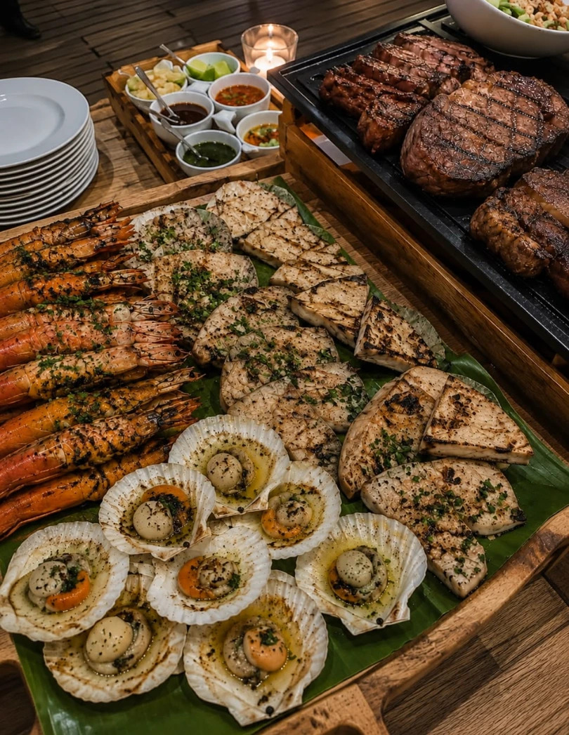 BBQ Indonesian Seafood Feast