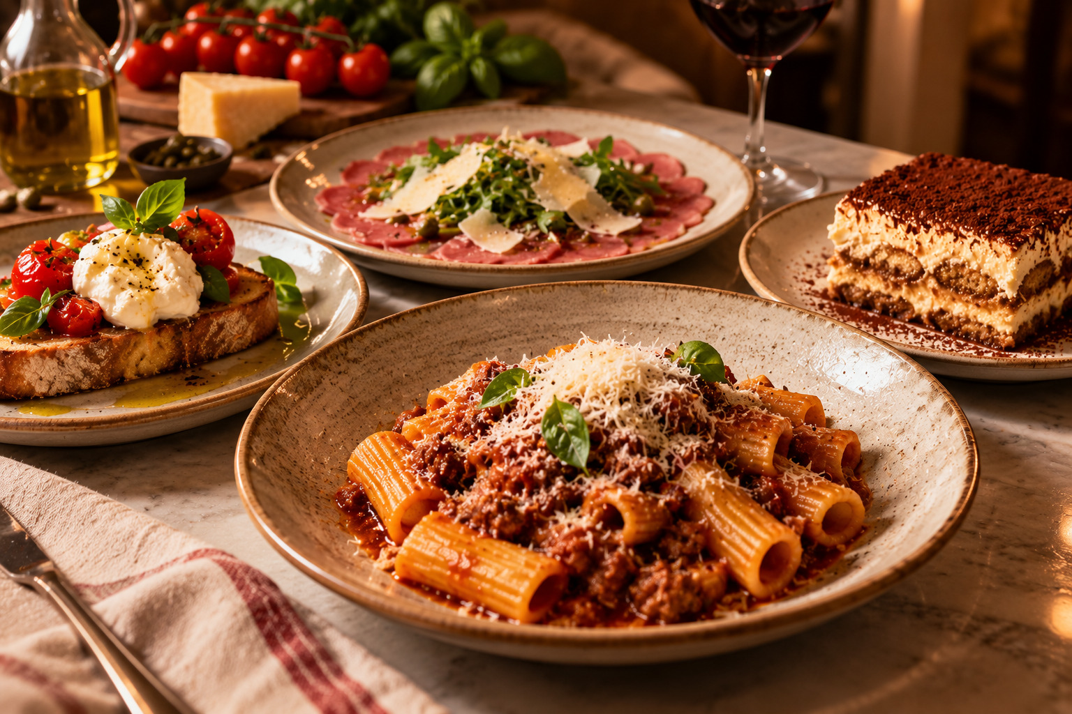 Menú Italia