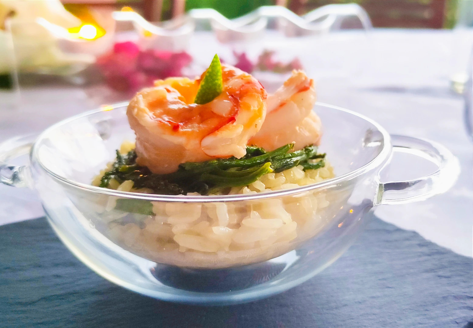 Asian & Mediterranean menu