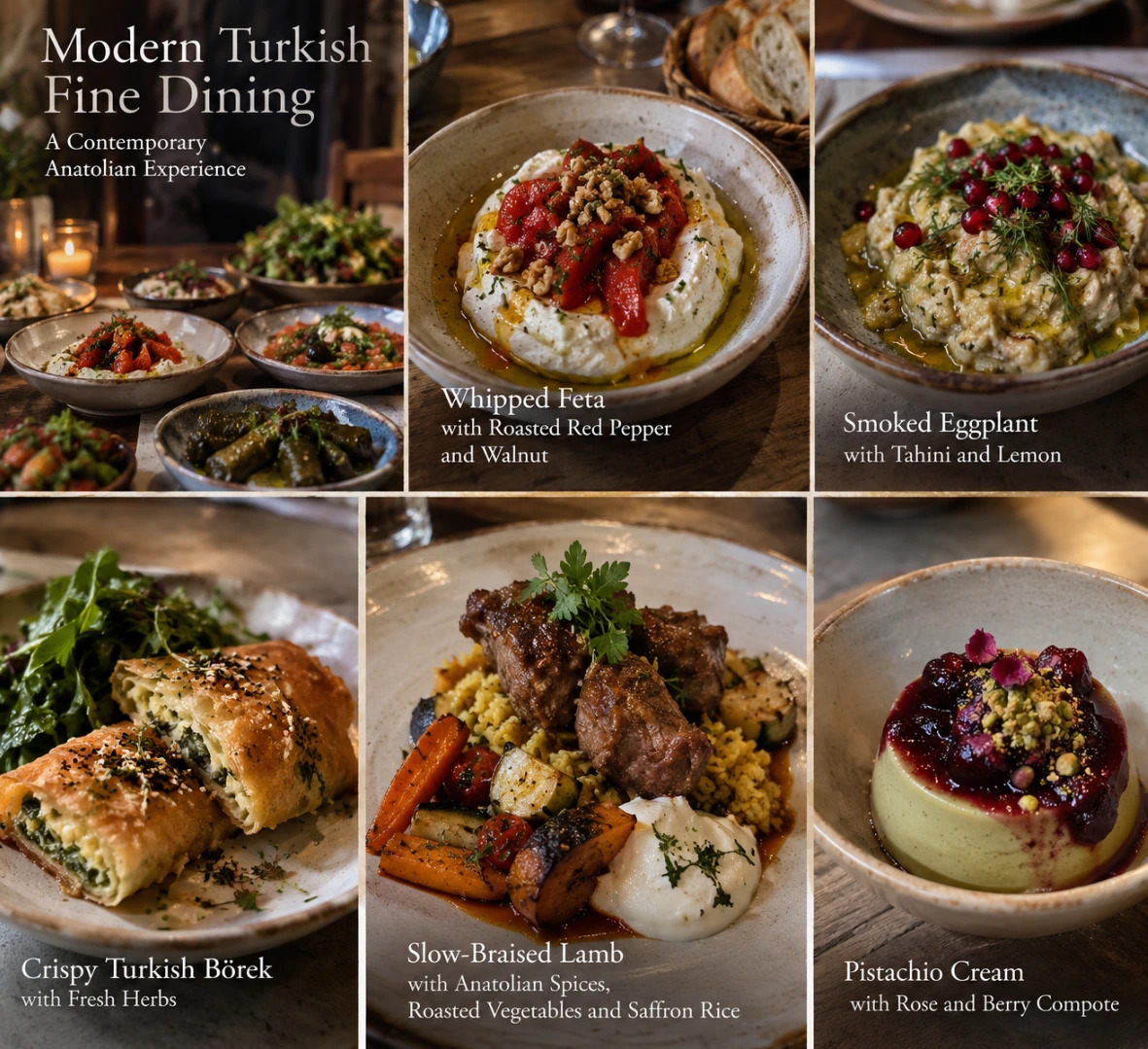 Modern Turkish Fine Dining – A Contemporary Anatolian Experience