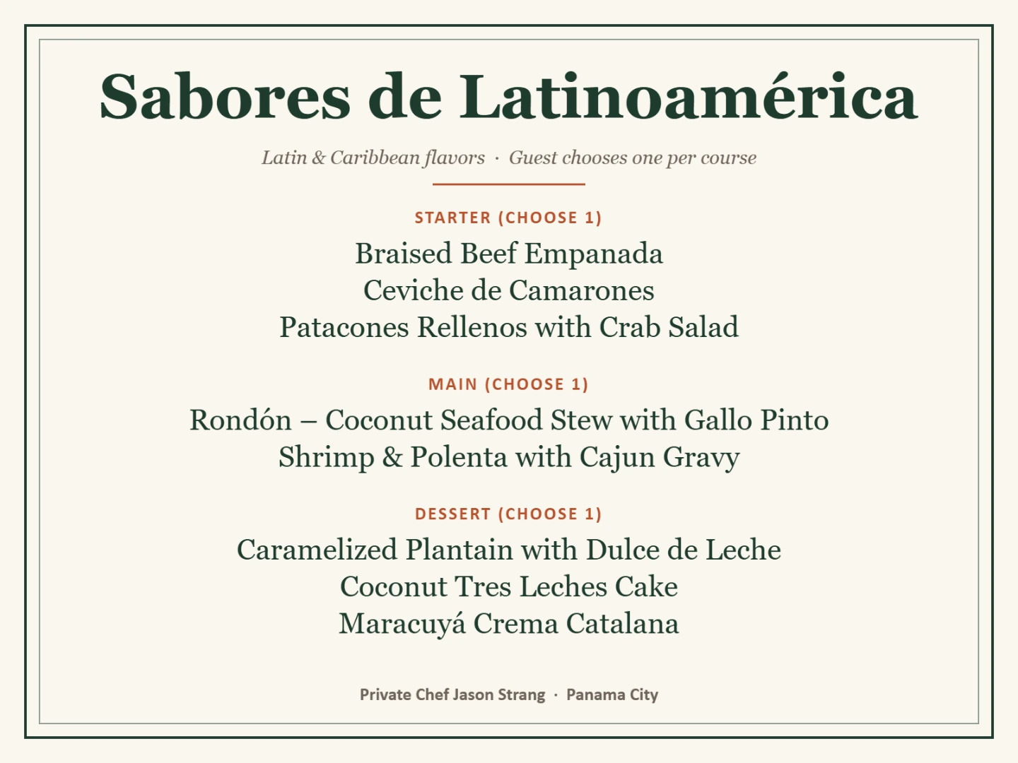 Sabores de Latinoamérica