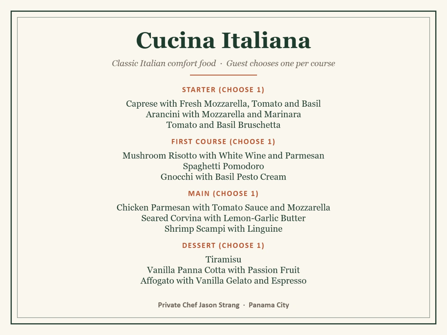 Cucina Italiana