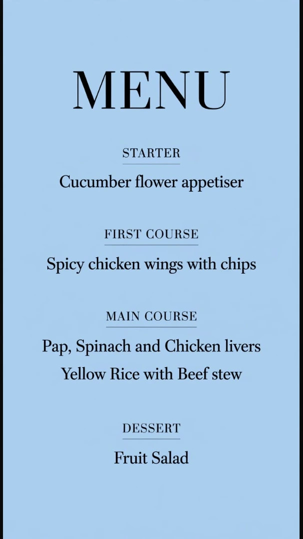 Local Menu