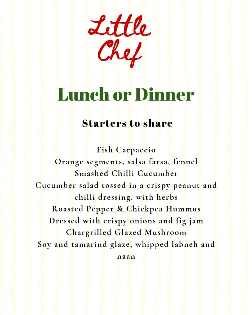 Lunch and dinner