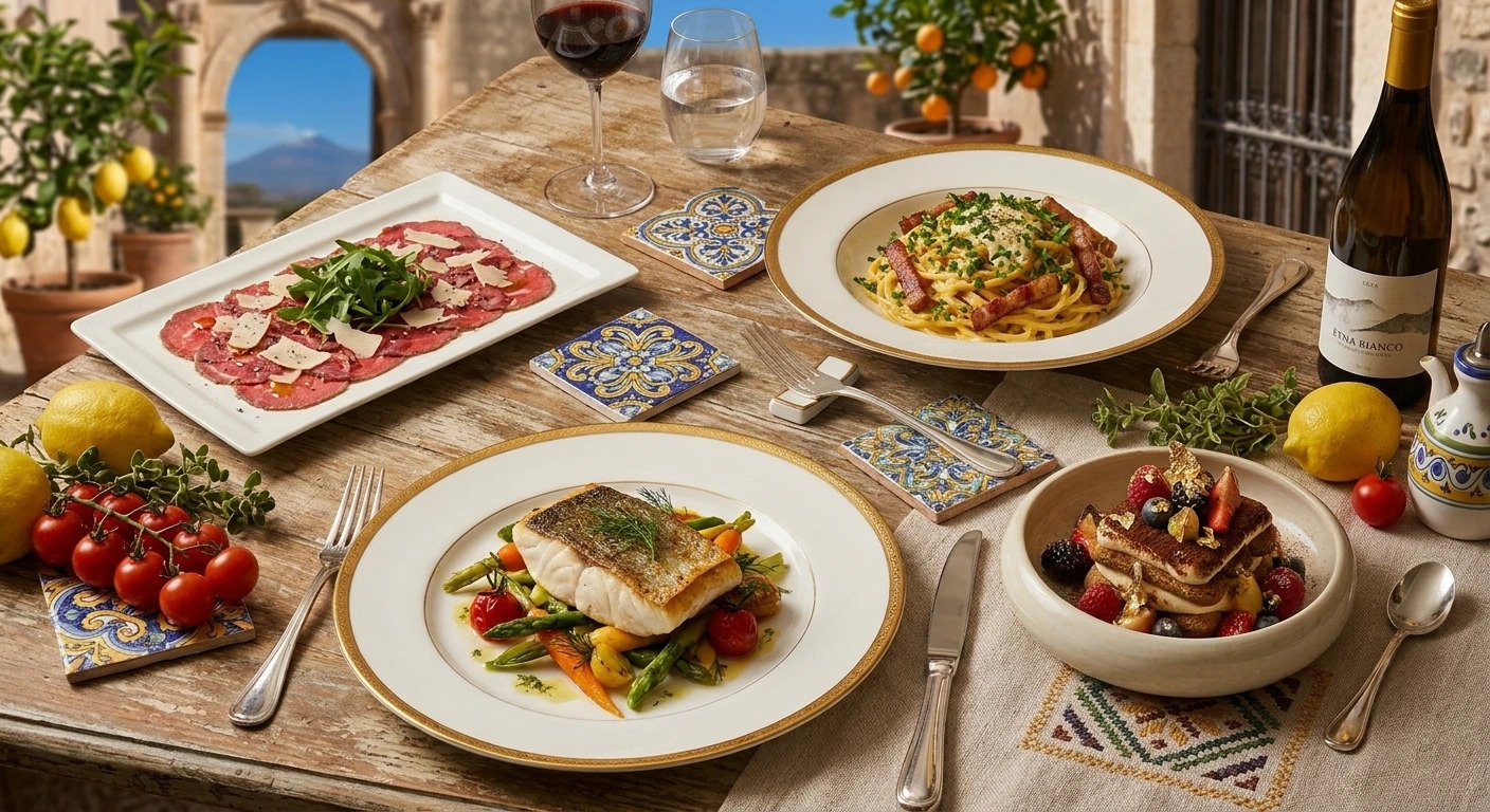 Signature Sicilian Fine Dining Experience
