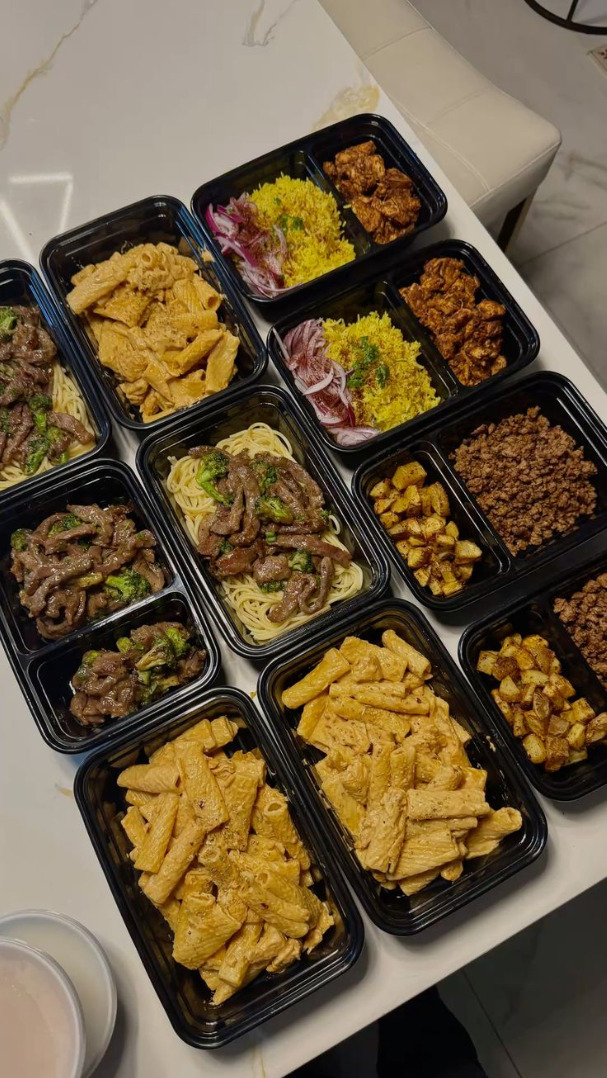 Meal prep practico y casero, con. variedad.