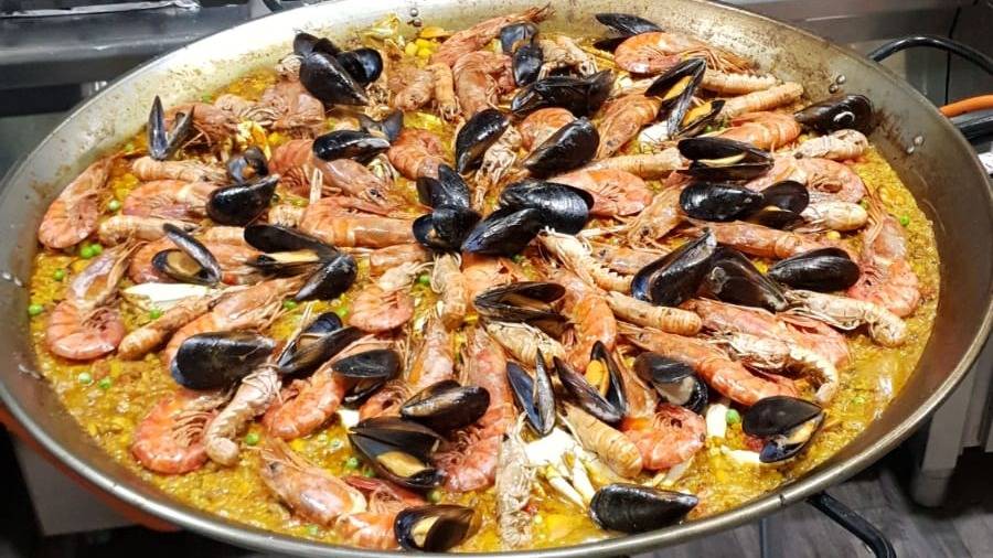 Paella di pesce