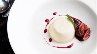 Vanilla Panna Cotta  with a Berry Compote & Fresh Figs.jpg