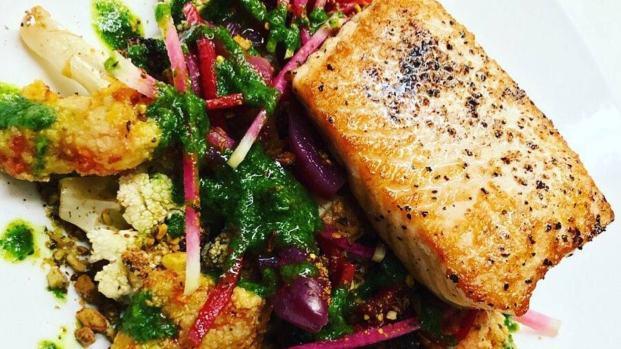 Raosted Cauliflower and Salmon.jpg Raosted Cauliflower and Salmon.jpg