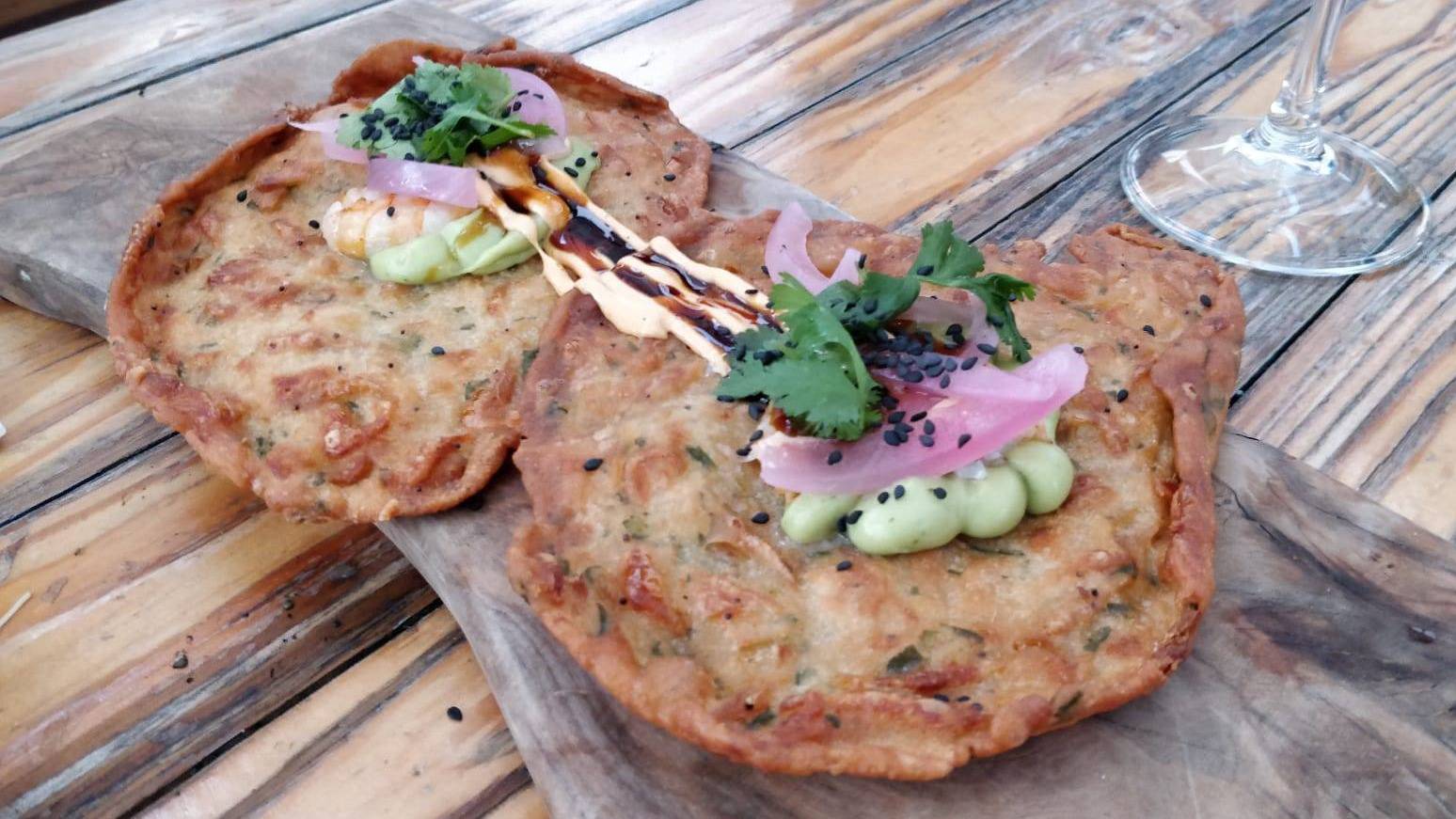 South Crispy Camaron Omelette With wassabi Mayo South Crispy Camaron Omelette With wassabi Mayo