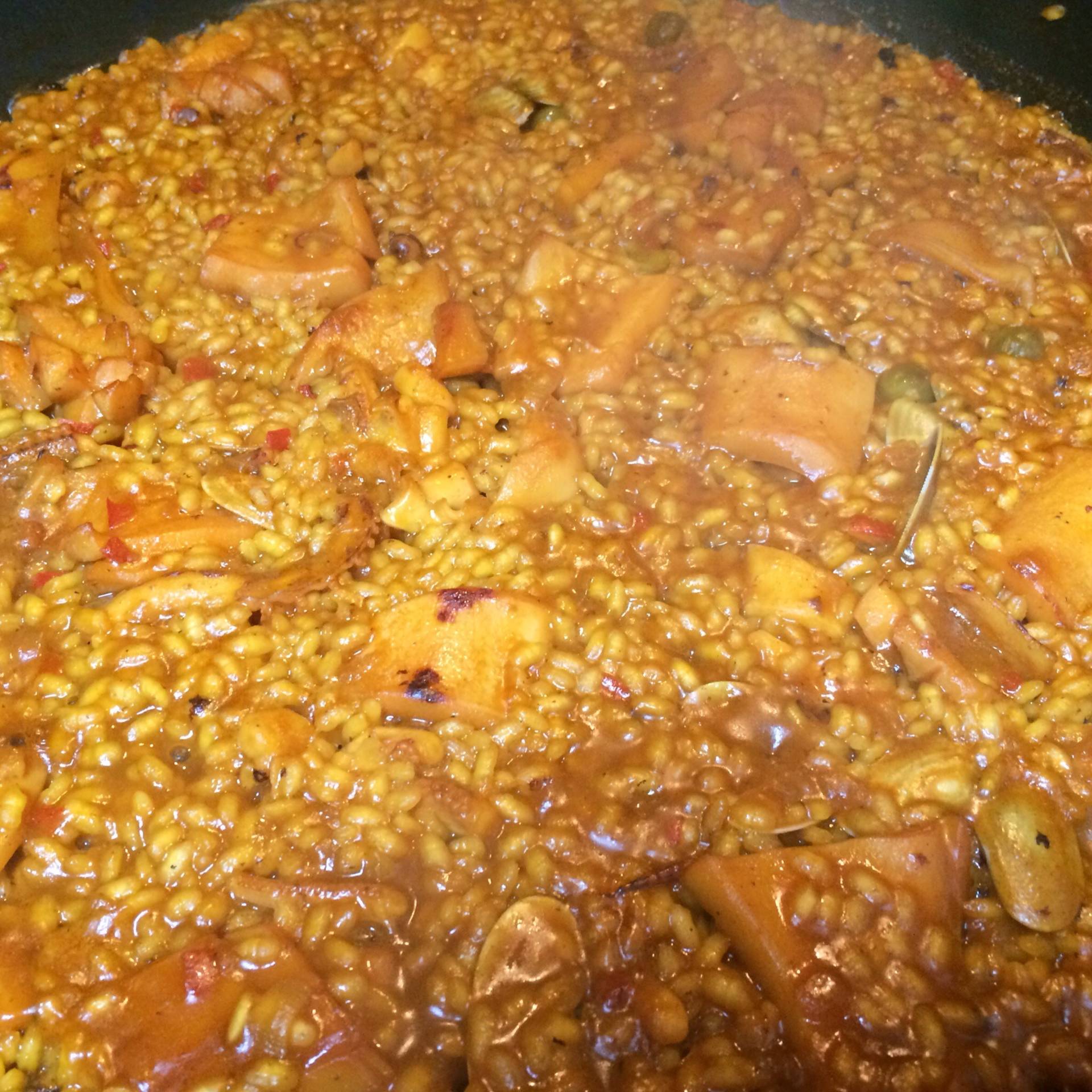 Menú arroz valenciano