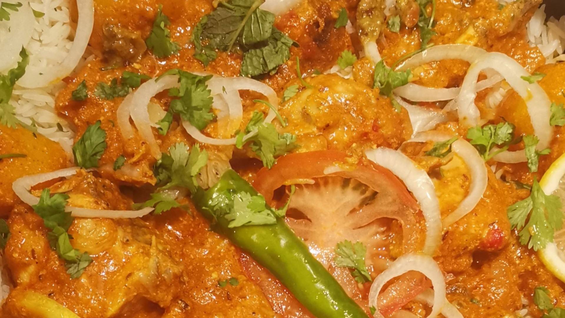 Chicken Biryani in Preparation Chicken Biryani in Preparation