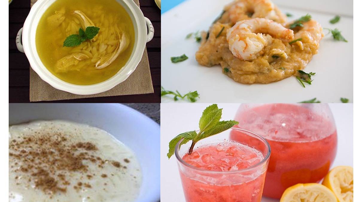 chicken, shrimp, milk rice