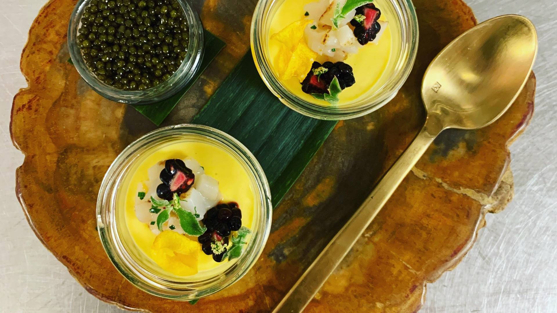 Scallop pana cotta.jpg Scallop pana cotta.jpg