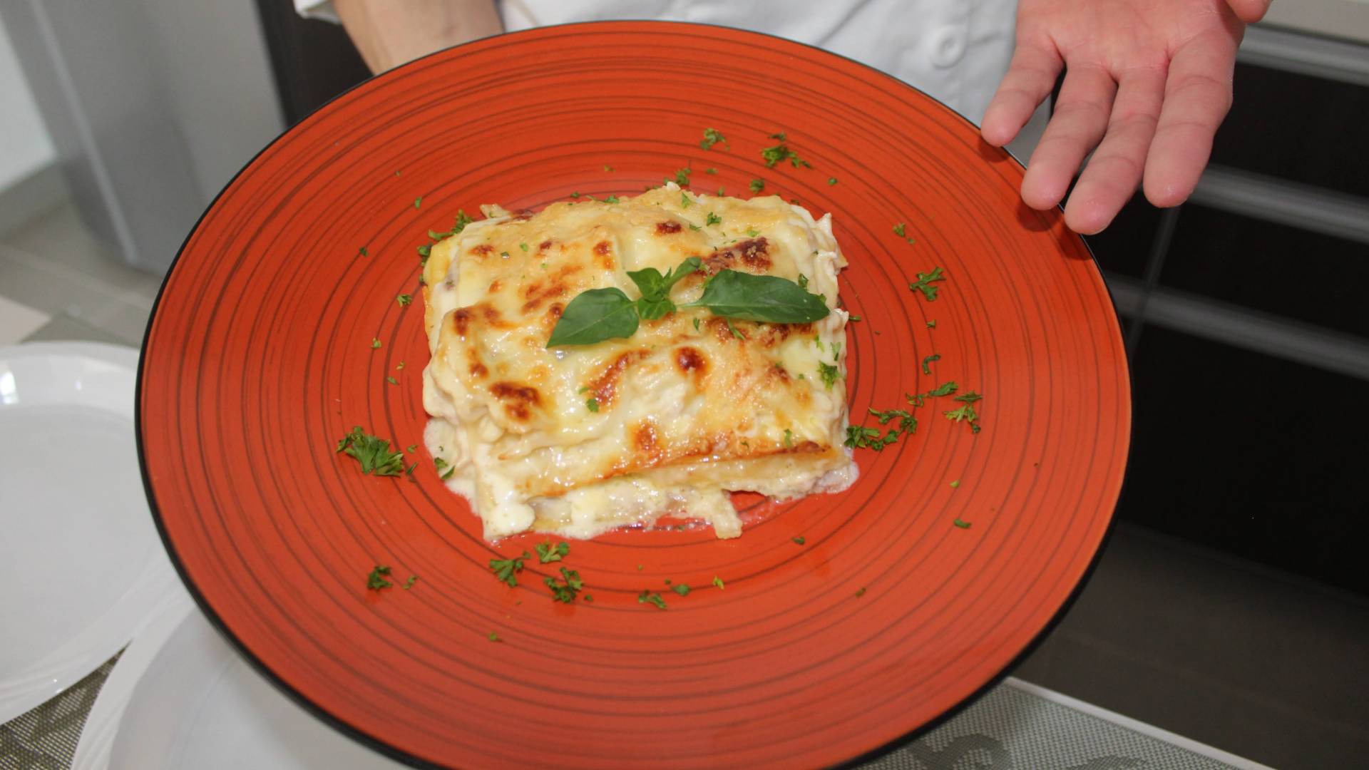 Lasagna Pollo Carbonara