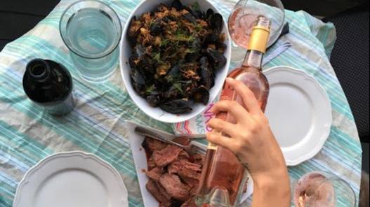 mussels dinner.JPG mussels dinner.JPG